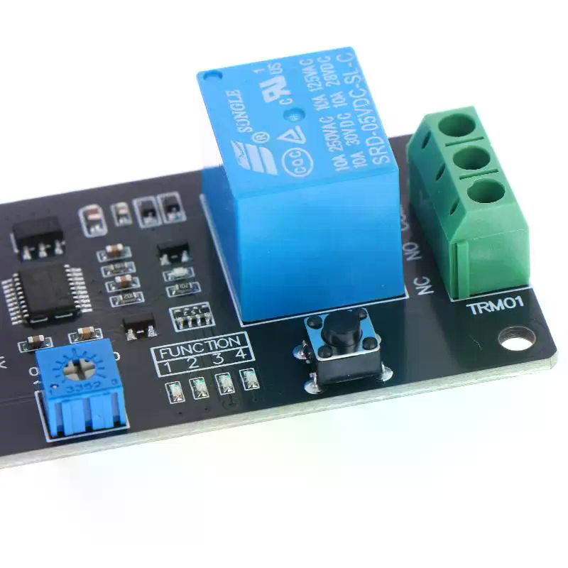 Useful Diy Electronics Projects - タイマーリレーモジュール調整可能な遅延オンオフスイッチセルフロックタイミング機能DIY電子プロジェクトや自動化用途向け