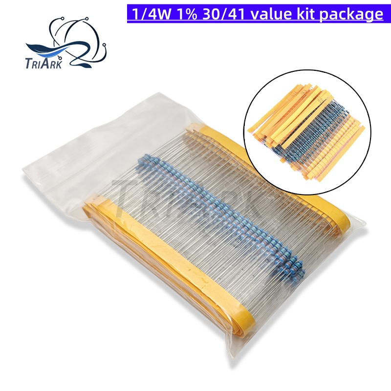 Resistor Kit 1 4W - 300/600/セット 30 種類 1/4 ワット 1%