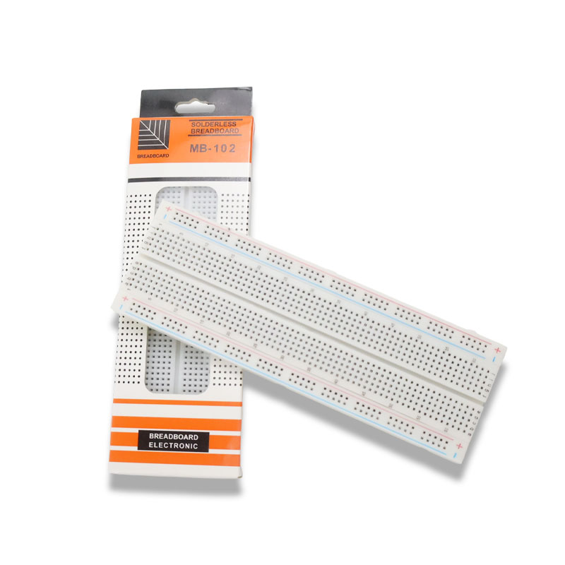 Diy Electronics Breadboard - MB102ブレッドボードキット 400/830ポイント はんだ付け不要PCBブレッドボード ジャンパーワイヤー ケーブルボード デュポンワイヤー