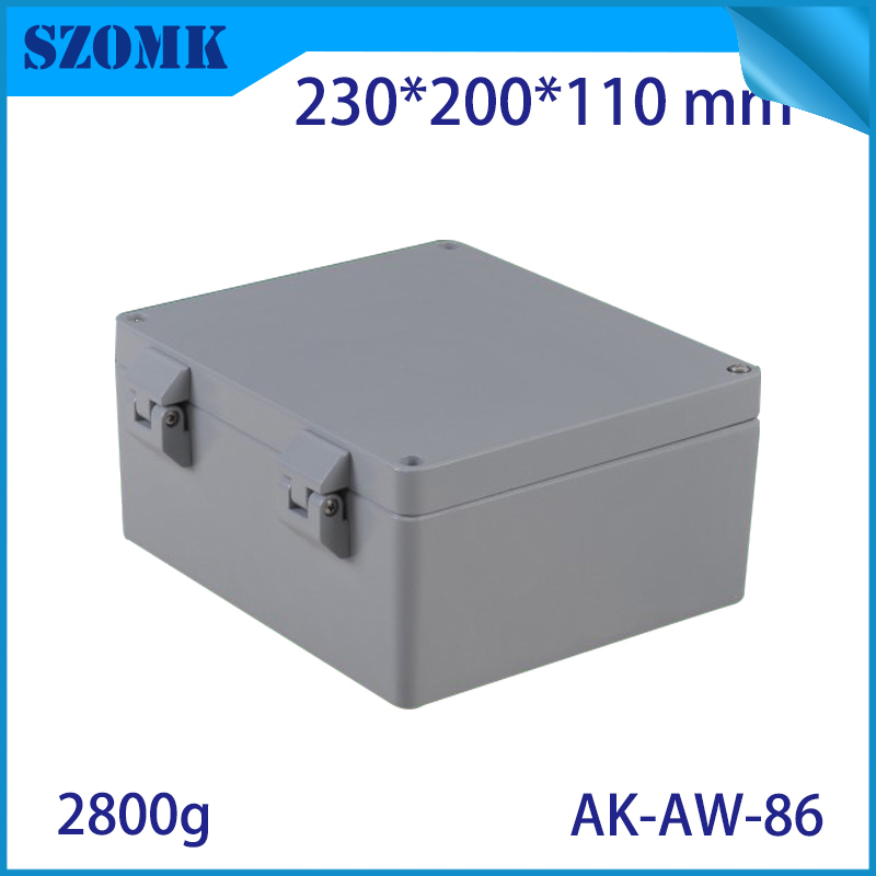 Useful Diy Electronics Projects - 防水配電ボックス,日曜大工のデザイン,屋外での使用,230x200x110mmの電子機器,アルミニウムコネクタ,耐候性プロジェクトケース