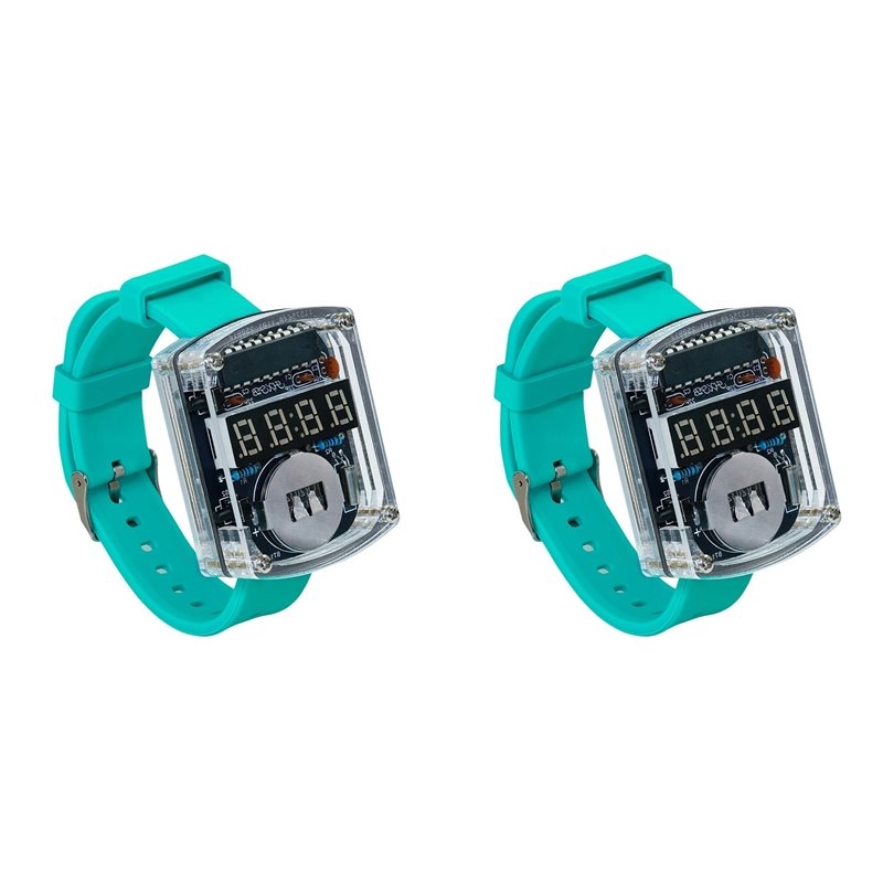 Diy Electronics Watch - 2X DIY 時計 LED 時計電子キット 0.28