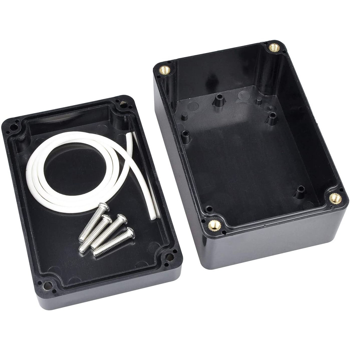 Useful Diy Electronics Projects - 2個入り防水ジャンクションボックス プラスチック製プロジェクトエンクロージャー 電子DIY回路基板用 電源供給 アンプ 屋外使用