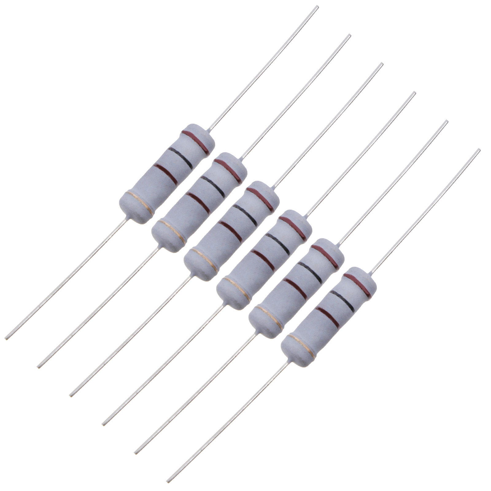 100個入り 100オーム 2W カーボンフィルム抵抗器 軸 - Useful Diy Electronics Projects のレビューと価格