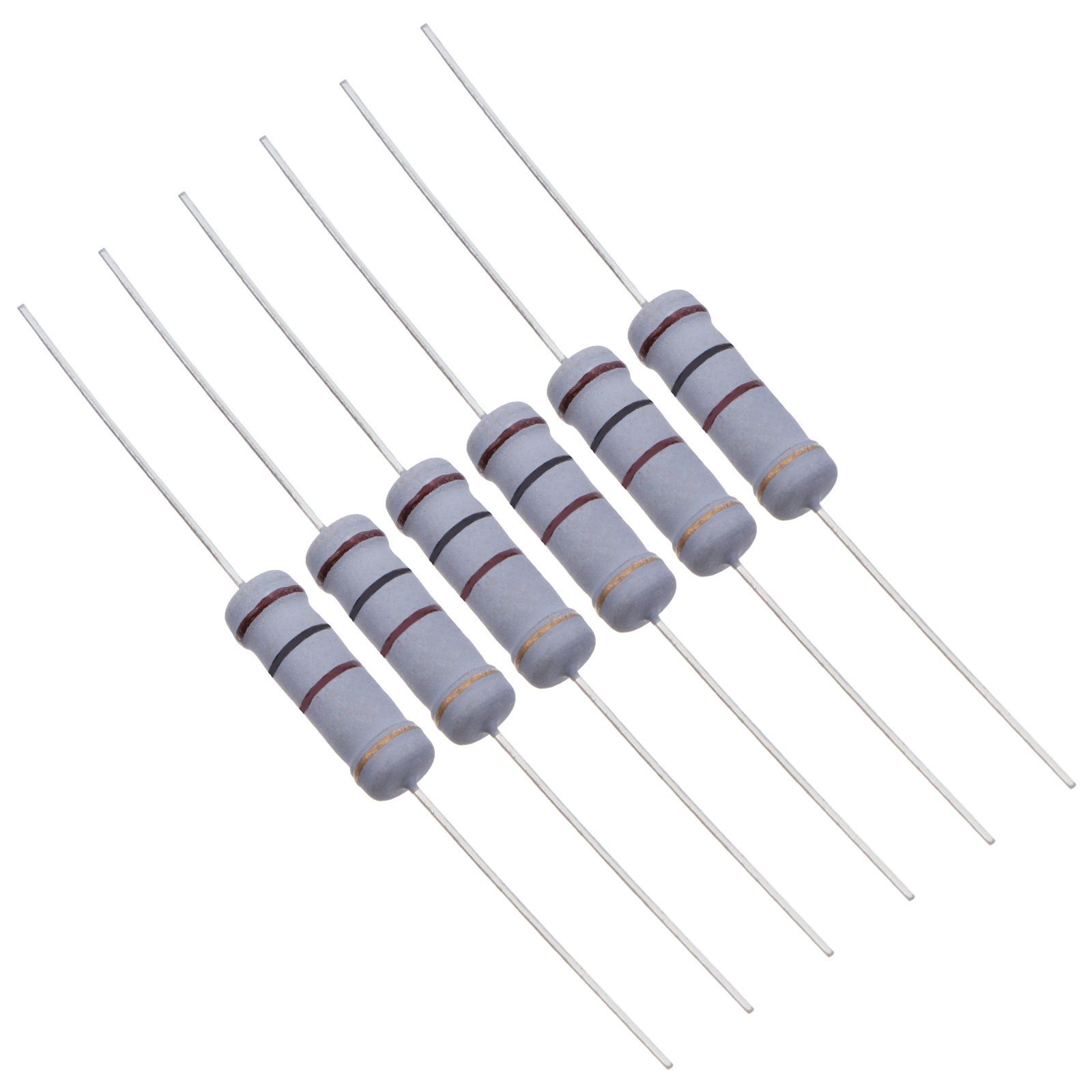 100個入り 100オーム 2W カーボンフィルム抵抗器 軸 - Useful Diy Electronics Projects のレビューと価格
