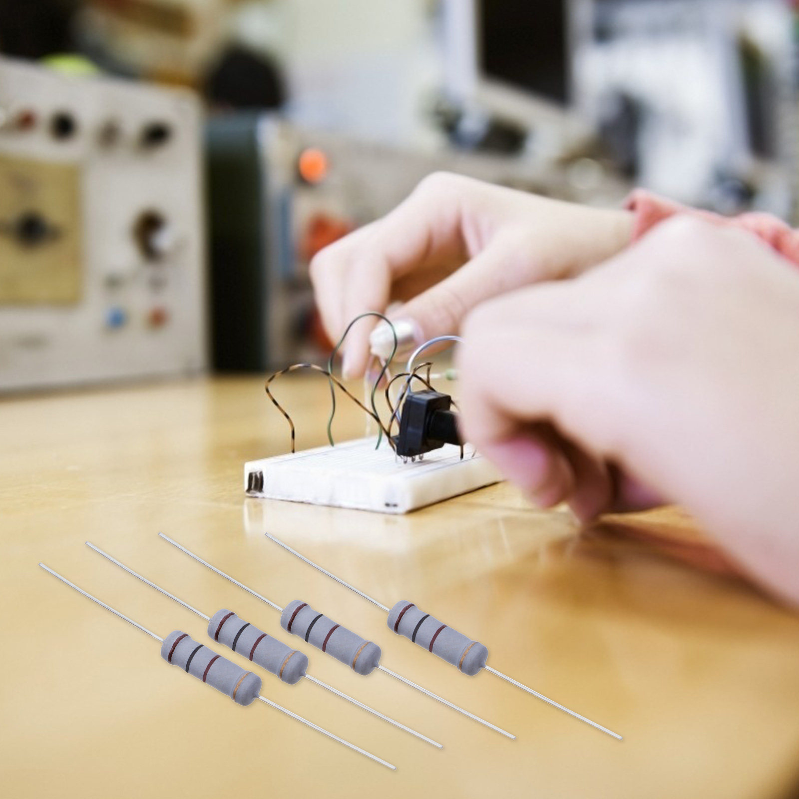 100個入り 100オーム 2W カーボンフィルム抵抗器 軸 - Useful Diy Electronics Projects のレビューと価格