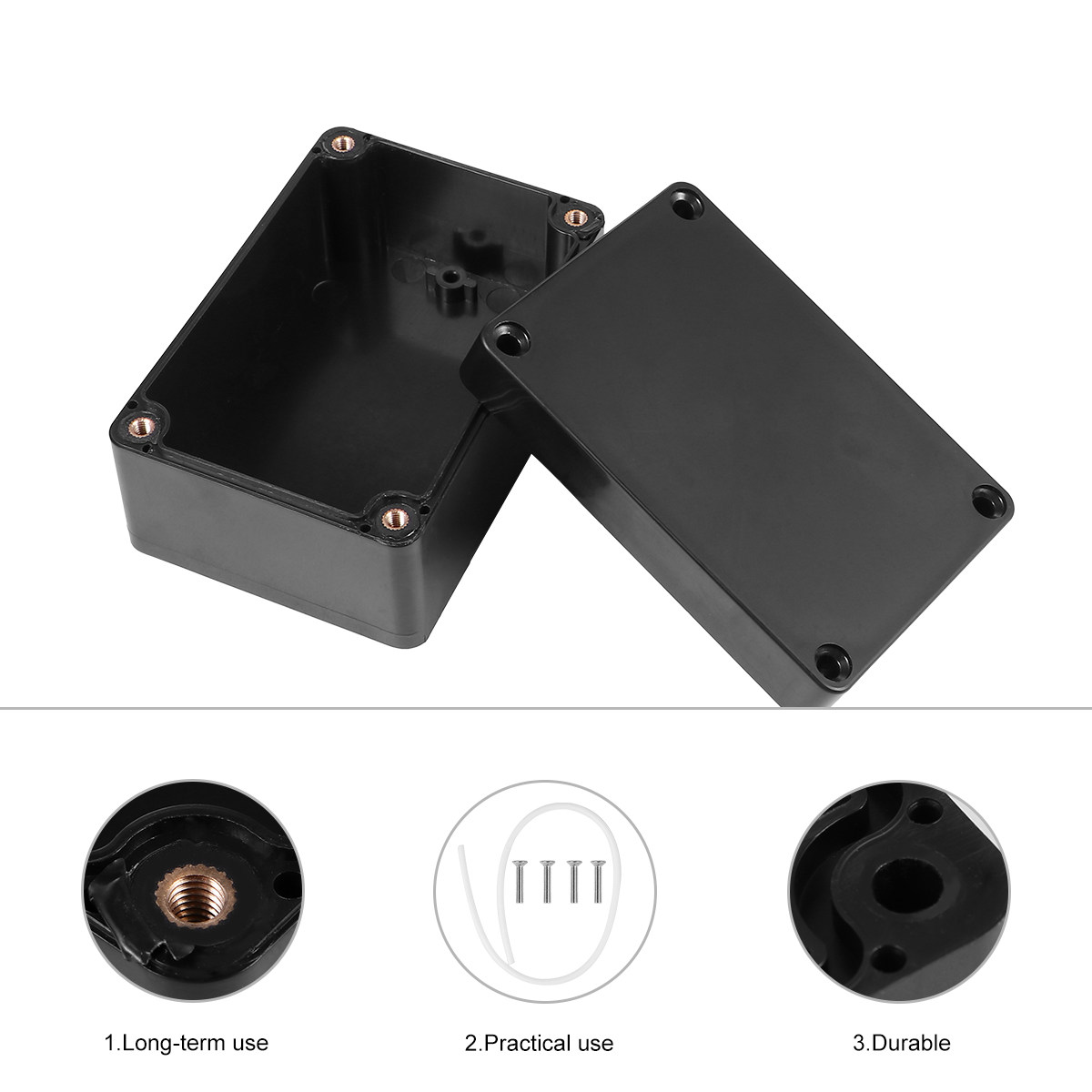2 個の防水ジャンクションボックスプラスチックプロジェクトエ - Useful Diy Electronics Projects のレビューと価格