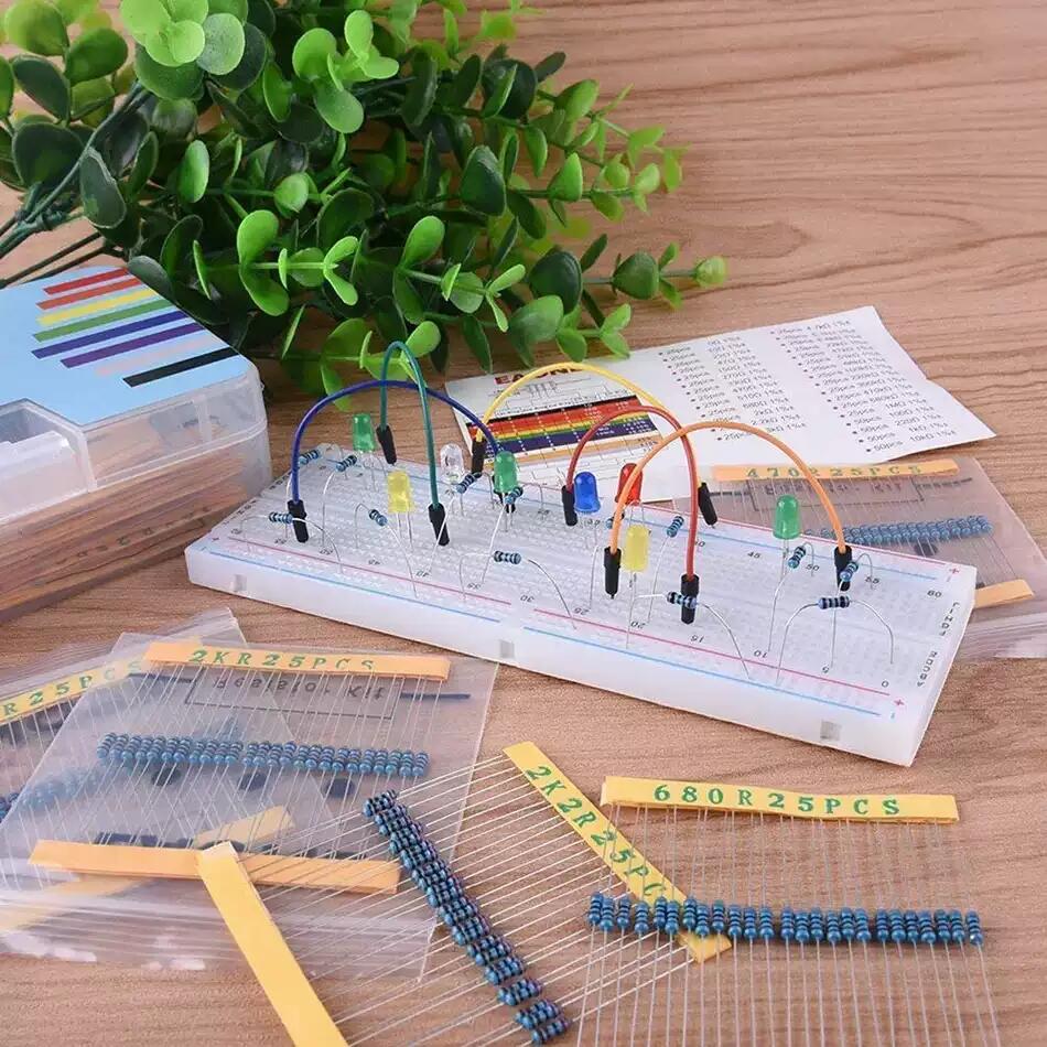 300個入り 1/4W 金属皮膜抵抗器詰め合わせキット 1% - Resistor Kit 1 4W のレビューと価格
