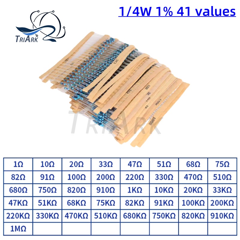 300/600/セット 30 種類 1/4 ワット 1% 抵 - Resistor Kit 1 4W のレビューと価格
