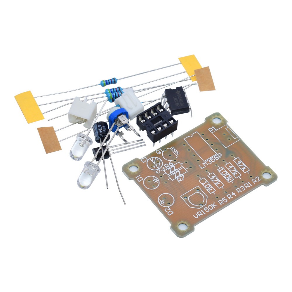 WAVGAT LM358 LED呼吸灯キット DIY電子製作 - Useful Diy Electronics Projects のレビューと価格
