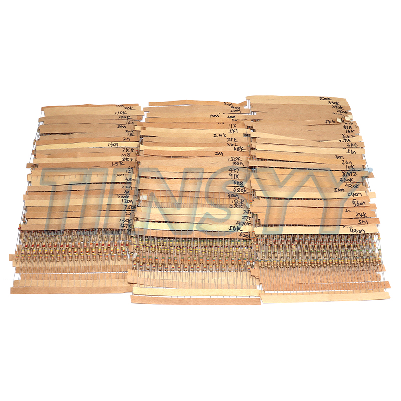 3120個 156種類 1-10Mオーム 1/4W 5% カ - Resistor Kit 1 4W のレビューと価格
