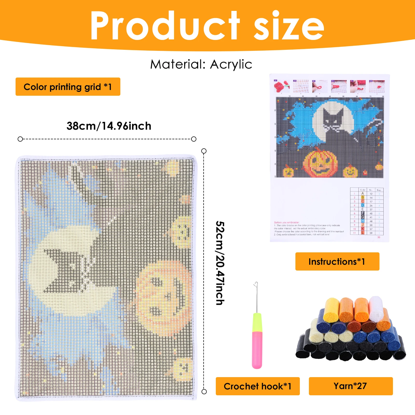 ラッチフックキット DIY 動物柄 パンチニードル刺繍セット - Diy Electronics Watch のレビューと価格