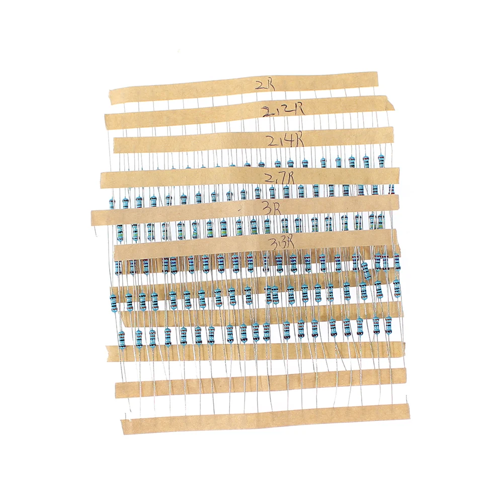 120 個 1/4 ワット 1% 自動車エアバッグ修理抵抗キ - Resistor Kit 1 4W のレビューと価格