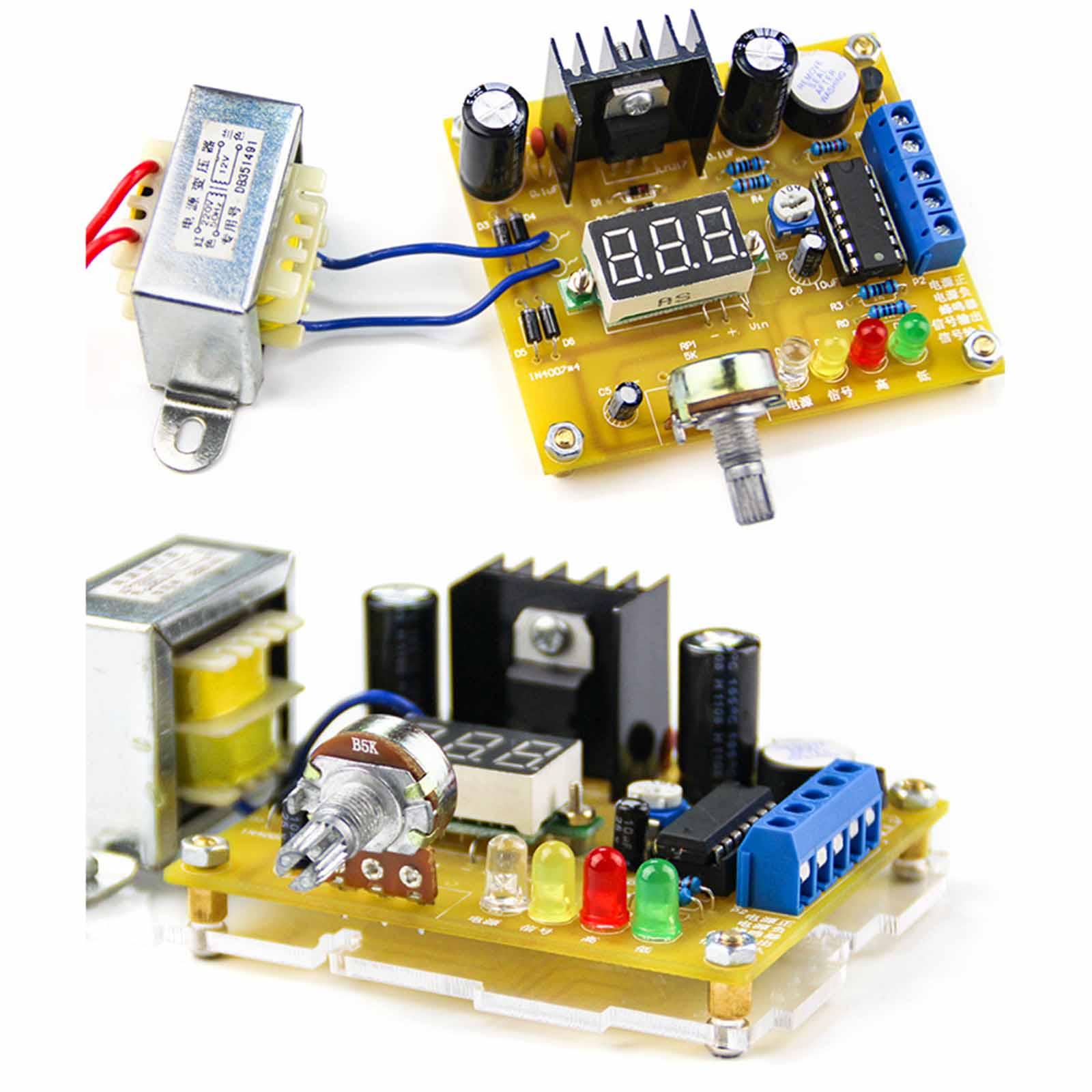 DIY電源ボード調整可能な電圧レギュレーターキット学校の研究 - Diy Home Electronics Lab のレビューと価格