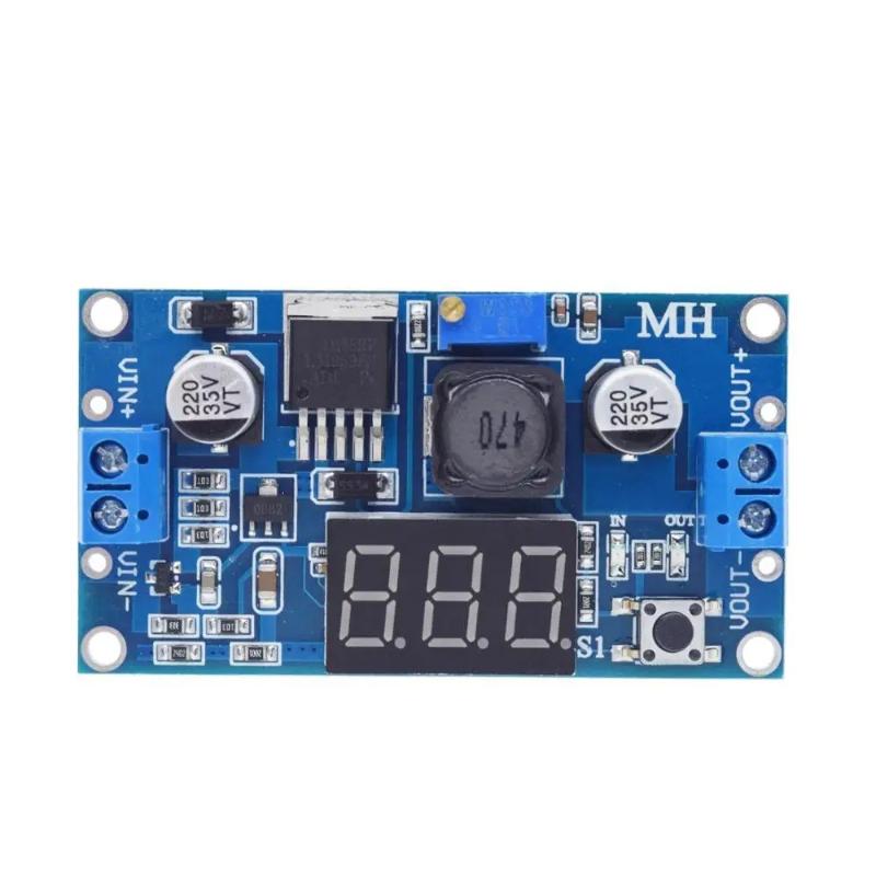 LM2596電源モジュール ディスプレイ付き 3A 2.5- - Diy Electronics Supplies のレビューと価格