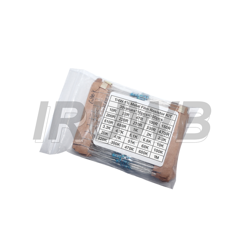 300個 1/4W 1/2W 1W 抵抗セット 1% 金属皮 - Resistor Kit 1 4W のレビューと価格