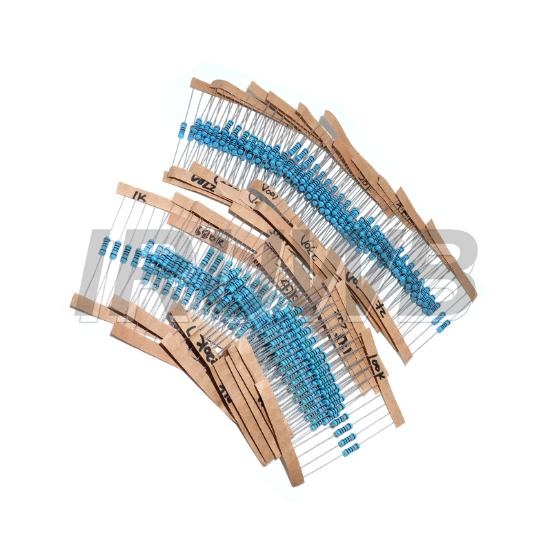 300個 1/4W 1/2W 1W 抵抗セット 1% 金属皮 - Resistor Kit 1 4W のレビューと価格
