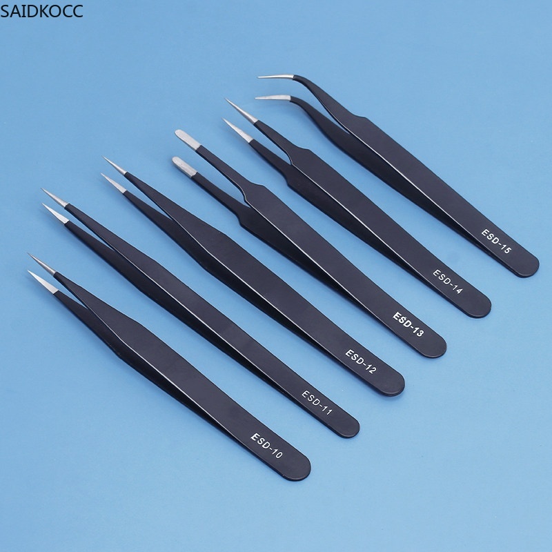 SAIDKOCC 帯電防止精密 ESD ピンセット ステンレ - Diy Home Electronics Lab のレビューと価格