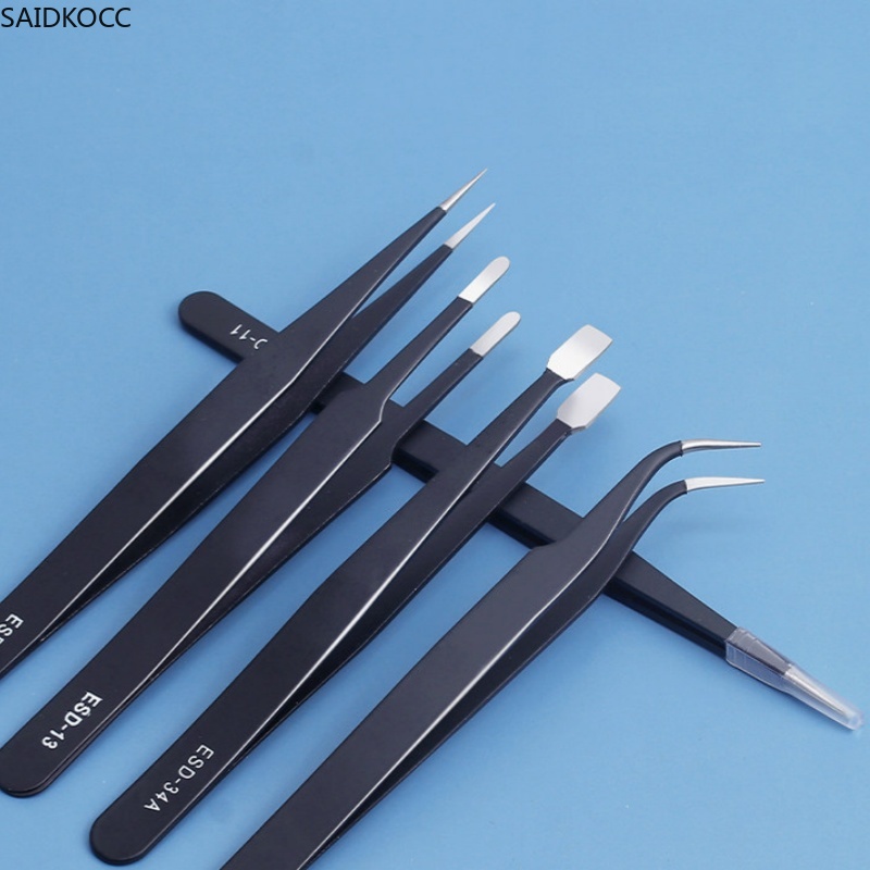 SAIDKOCC 帯電防止精密 ESD ピンセット ステンレ - Diy Home Electronics Lab のレビューと価格