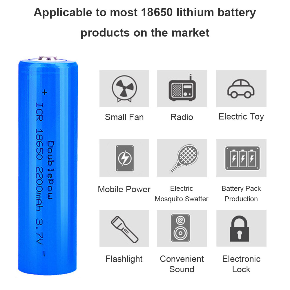 18650リチウムイオン充電式バッテリー 3.7V 2200 - Useful Diy Electronics Projects のレビューと価格