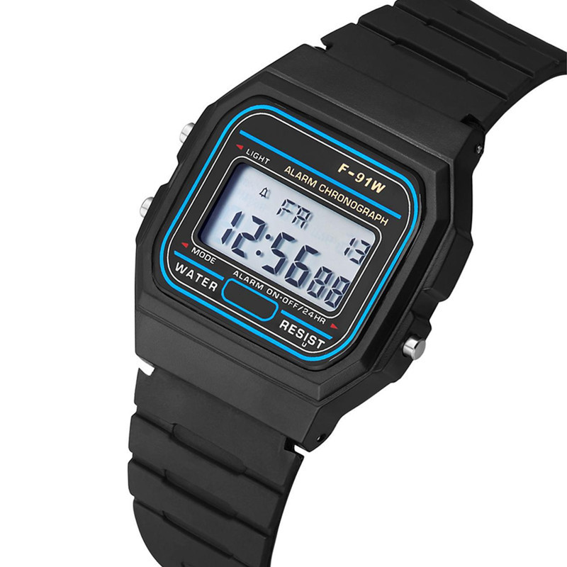 トップブランドのファッションメンズ腕時計スポーツ小さな正方形 - Diy Electronics Watch のレビューと価格