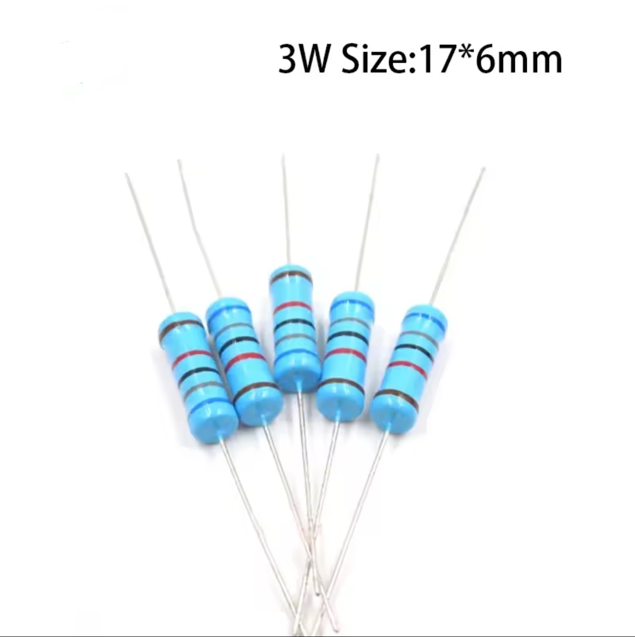 20 ピース/ロット 3 ワット金属皮膜抵抗器 1% 0.1 - Resistor Kit 1 4W のレビューと価格