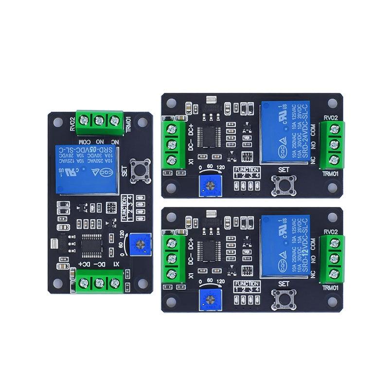 タイマーリレーモジュール調整可能な遅延オンオフスイッチセルフ - Useful Diy Electronics Projects のレビューと価格