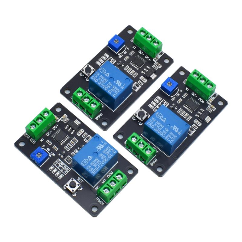 タイマーリレーモジュール調整可能な遅延オンオフスイッチセルフ - Useful Diy Electronics Projects のレビューと価格