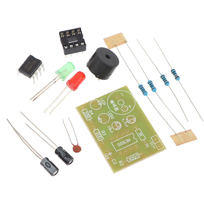 ✰ ✪ NE555 DIYキット LEDフラッシャー＆信号発 - Pcb Etching Kit のレビューと価格