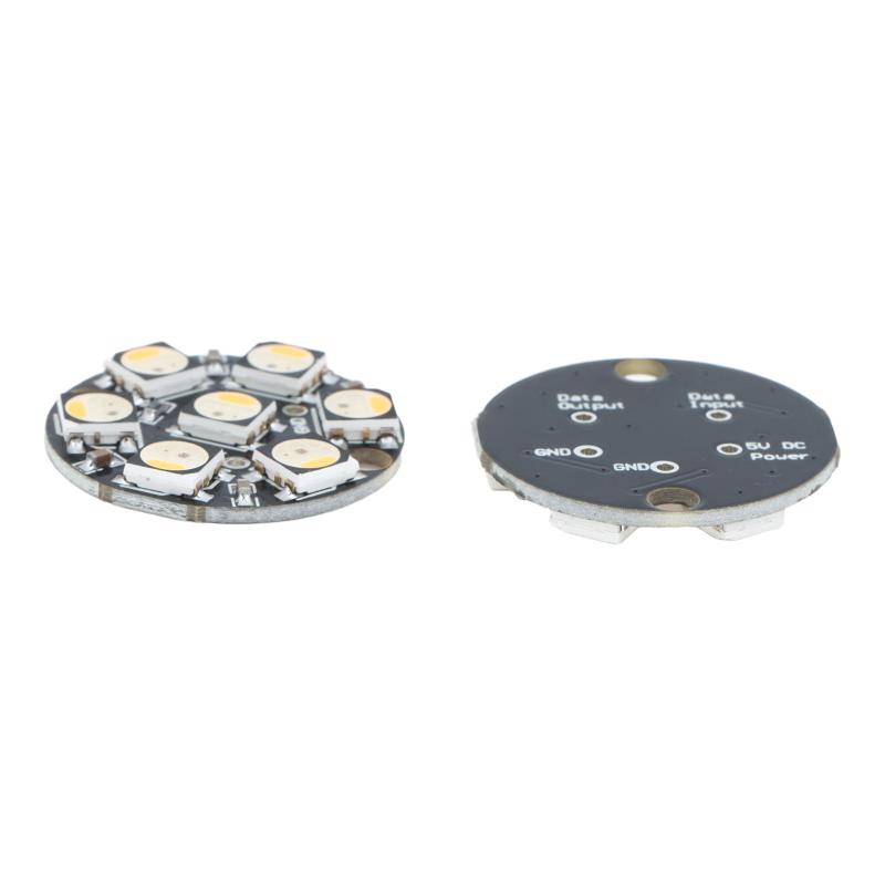 WS2812 7ビット円形LED回路基板 プログラム可能なD - Useful Diy Electronics Projects のレビューと価格